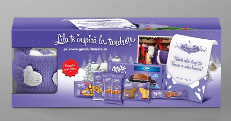 Lila, vacuta mov de la Milka, readuce tandretea si poezia de sarbatori