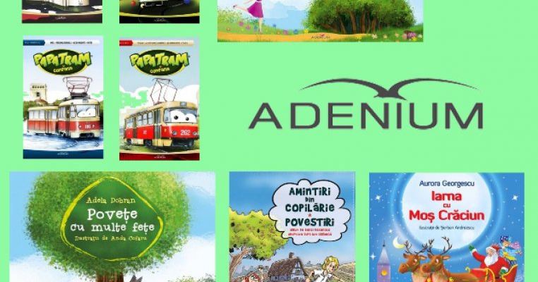 Castiga un set de carti pentru copii de la Editura Adenium
