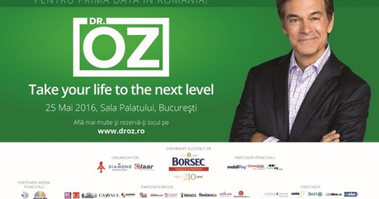 Biletele la conferinţa găzduită de Dr. Oz, în România, se pot cumpăra şi de la Sala Palatului!