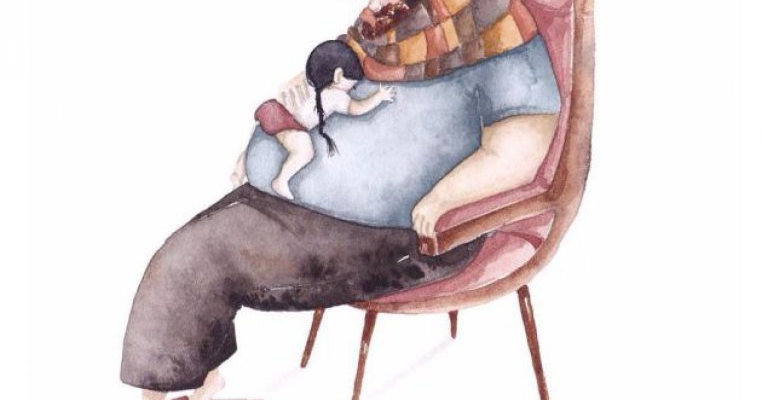 Legătura tată-fiică surprinsă într-o serie de ilustraţii emoţionante 