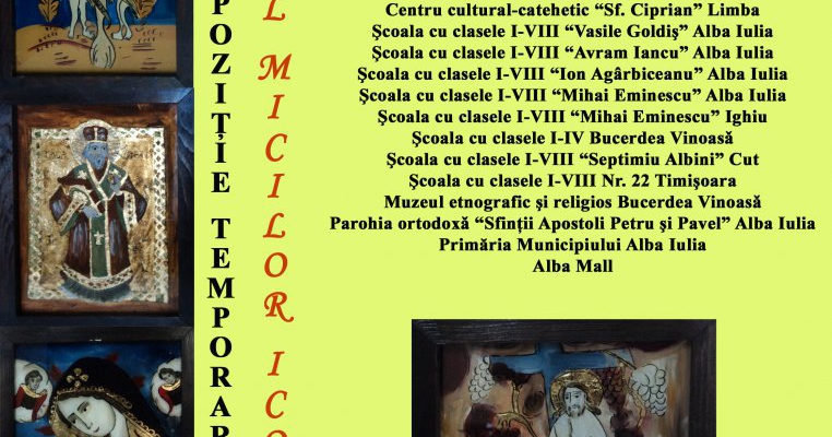 Cercul micilor iconari: pictura religioasa pe sticla