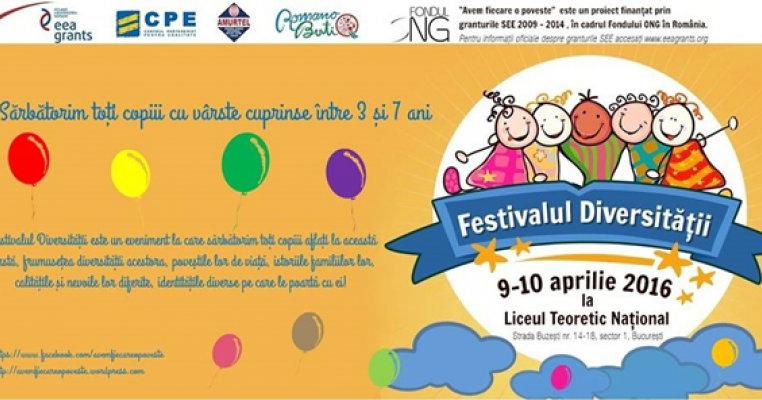 Peste 200 de copii și părinți au participat la Festivalul Diversității