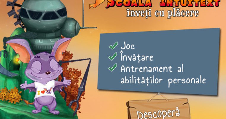 Jocuri educaționale pentru copiii de clasa I și a II-a pe noua platformă www.scoalaintuitext.ro!
