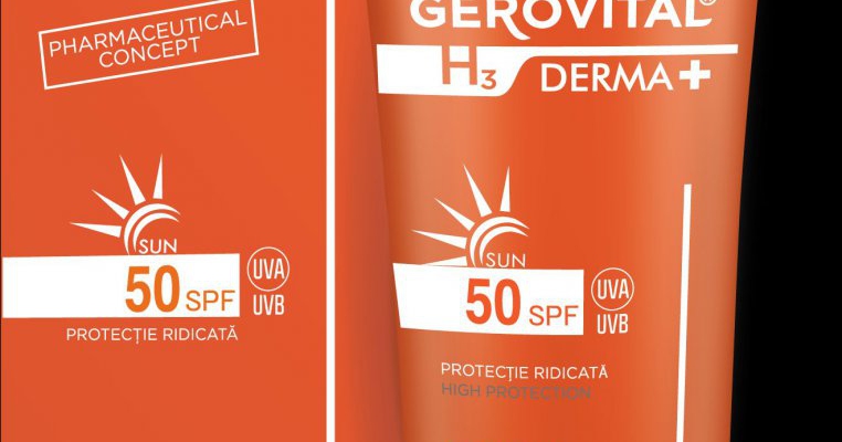 Două noi produse dermatocosmetice, în gama Gerovital H3 DERMA+ SUN 