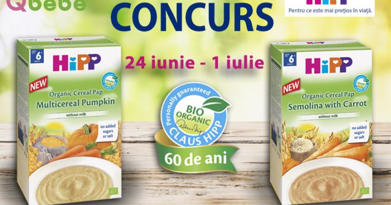 Un nou concurs HiPP și Qbebe!