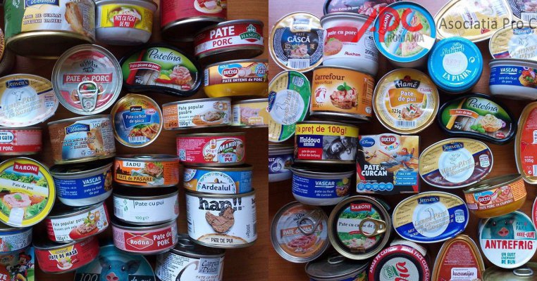 Apa - ingredientul principal în 3 din 10 pateuri de ficat