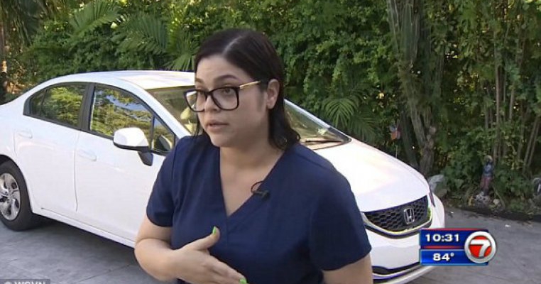 O femeie a provocat un accident de mașină pentru a salva o mamă și un copil 