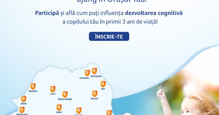 Nutricia invită părinții la Atelierele gratuite Aptamil Junior IQ pentru dezvoltarea cognitivă a copiilor