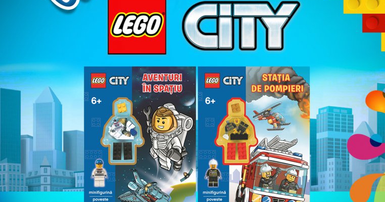 Media Service Zawada Publishing lansează cărțile LEGO City și LEGO Friends
