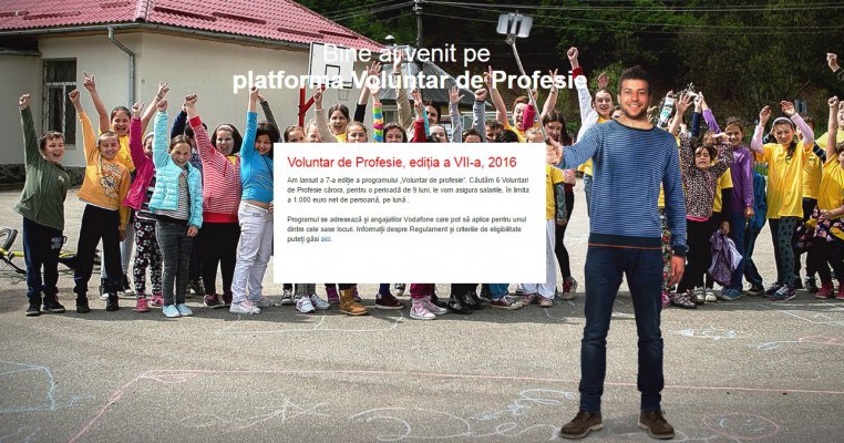 Șase specialiști pot deveni „voluntari de profesie” cu venituri asigurate de Fundația Vodafone România