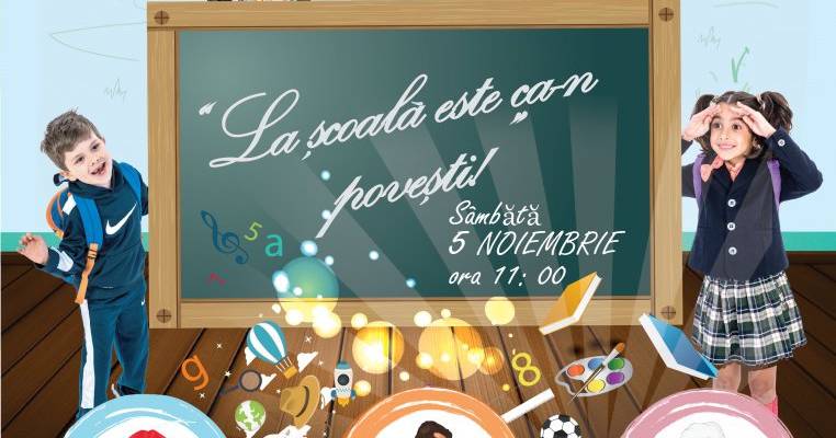 PAM PAM – teatrul muzical educativ pentru copii prezintă spectacolul “La şcoală este ca-n poveşti!”