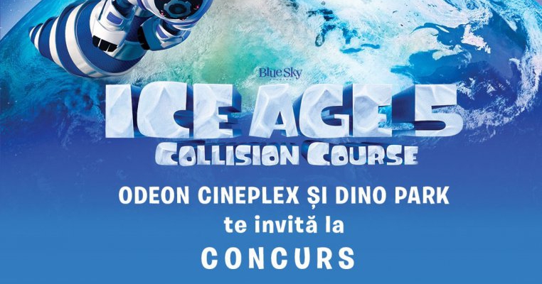 Câştigă cu Ice Age una dintre cele 3 invitaţii părinte+copil la Dino Parc Râşnov