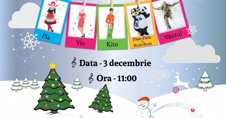 PAM PAM – teatru muzical educativ pentru copii te invită într-o “Călătorie muzicală pe aripile vântului” 