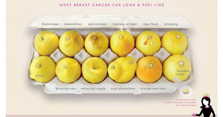 Fotografia virală care explică exact cum arată cancerul de sân