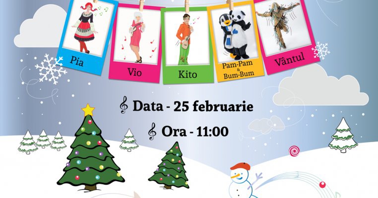 PAM PAM – teatru muzical educativ pentru copii te invită într-o “Călătorie muzicală pe aripile vântului”!