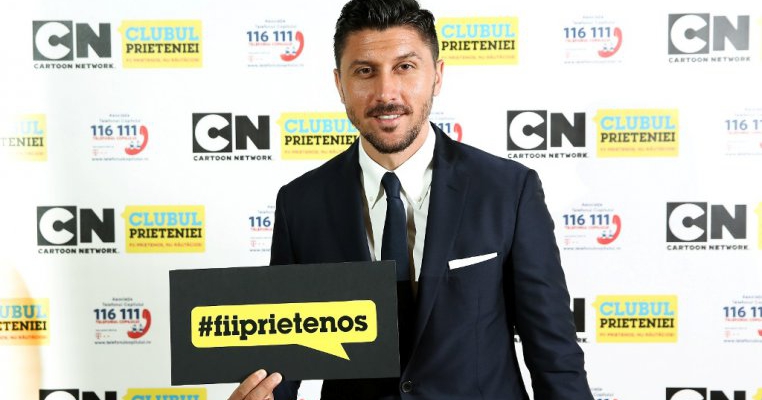 Ciprian Marica se alătură Cartoon Network și Asociației Telefonul Copilului în campania națională anti-bullying