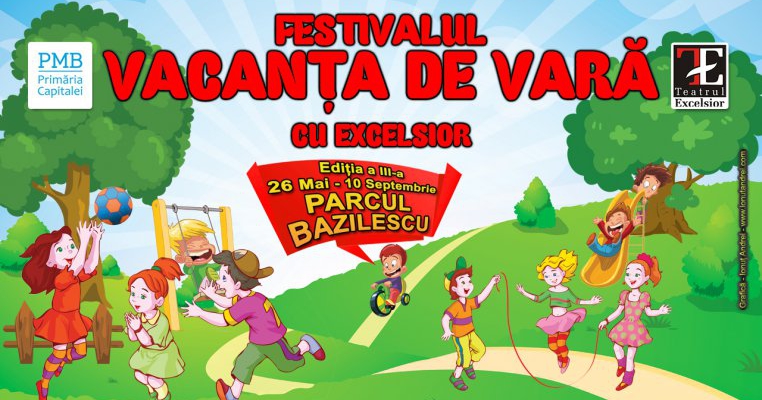 Vacanța de Vară cu Excelsior: concert Paula Seling și spectacole pentru copii în Parcul Bazilescu