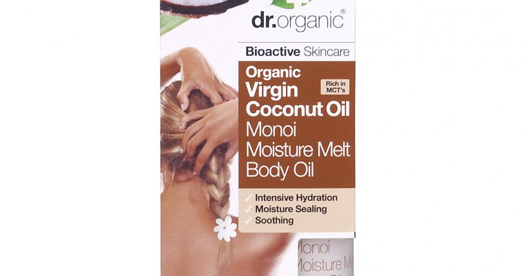 Piele stralucitoare si par hidratat cu gama Virgin Coconut Oil de la Dr. Organic