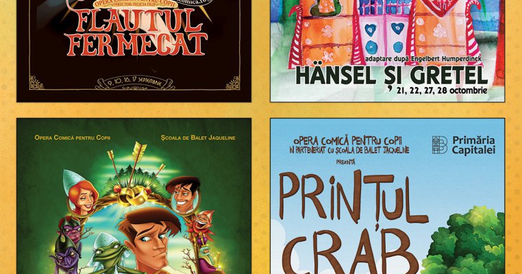 Opera Comică pentru Copii deschide stagiunea cu „Flautul fermecat”