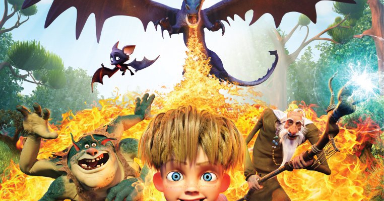 Simona Pătruleasa, Dorin Chioțea și Anca Serea, personaje în desenul animat Dragonul Vrăjit.