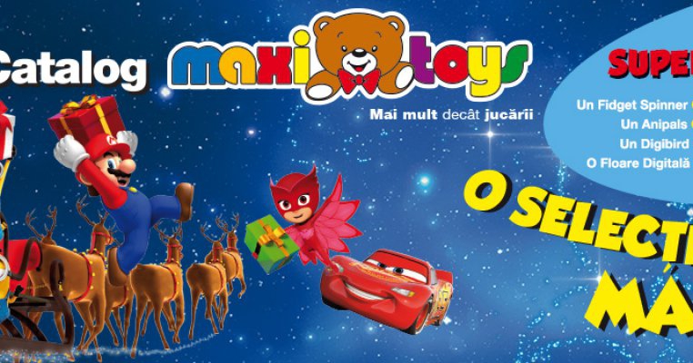 Catalogul Maxi Toys de Crăciun: 600 de jucării pentru copii fericiti