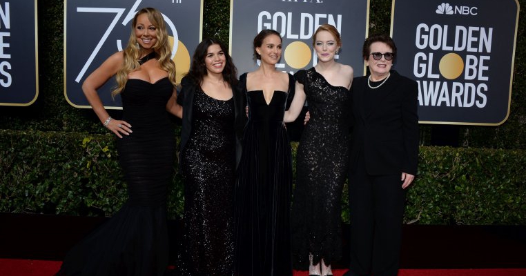 De ce toate vedetele s-au îmbrăcat în negru la Golden Globes