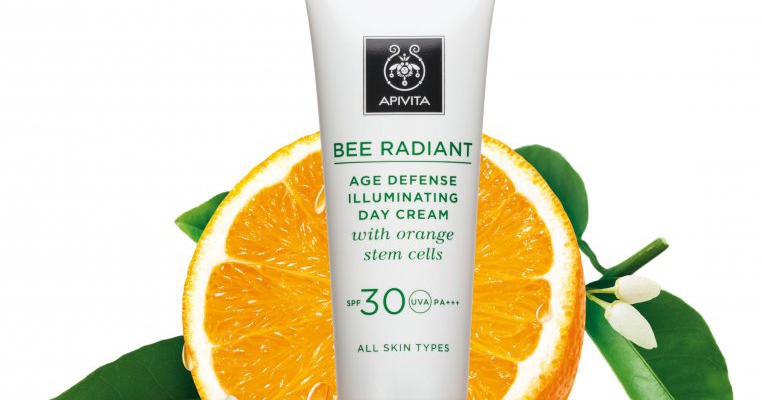 NOU! BEE RADIANT SPF 30 cu celule stem din portocală