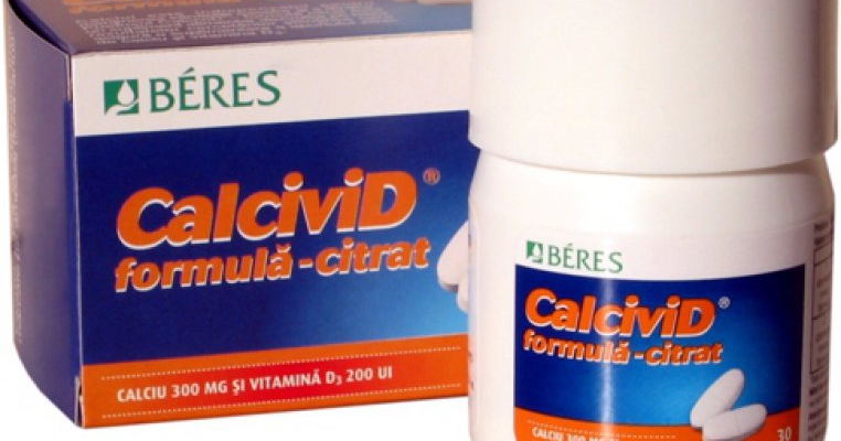 Calcivid Citrat, un complex de calciu care nu afecteaza functionarea normala a rinichilor 