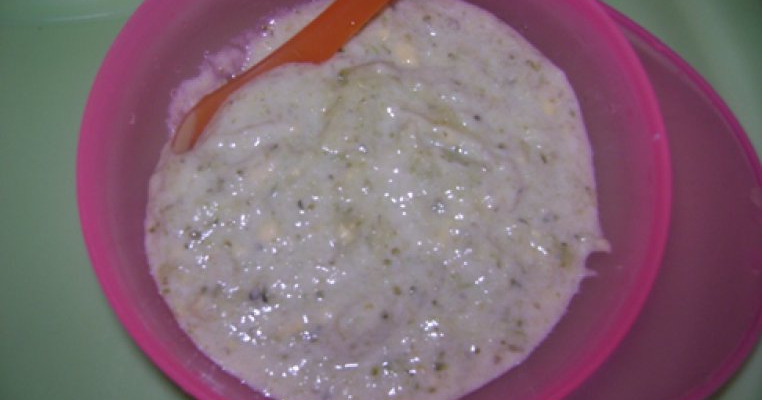 Piure de legume cu galbenus de ou