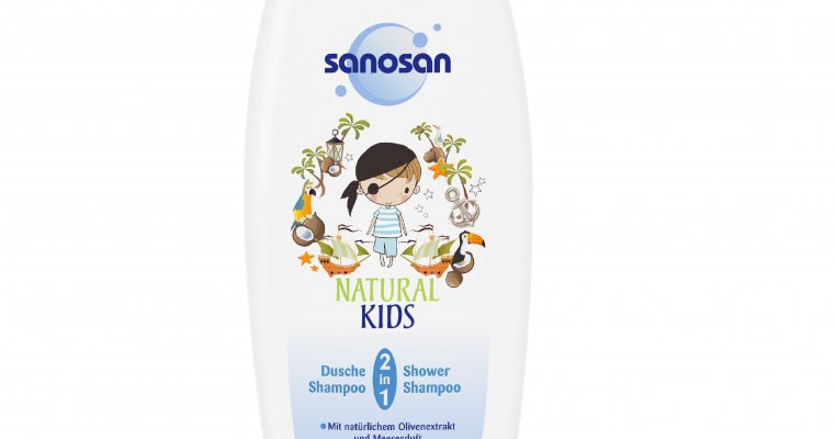 Transformă baia în distracție cu gama Sanosan Natural Kids