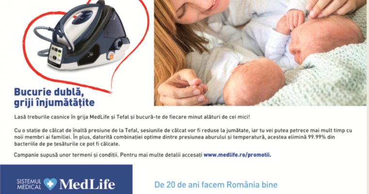 Tefal și MedLife te ajută să te bucuri de cele mai frumoase clipe alături de bebelușii tăi