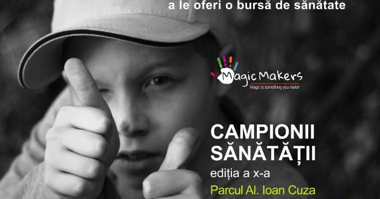 Copiii și părinții aleargă împreună la a X-a ediție a Campionilor sănătății 