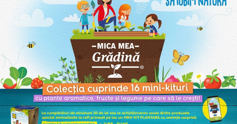 Lild îi învață pe cei mici cum să aibă mica lor grădină la ei acasă