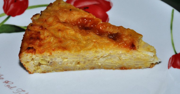 Prajitura din orez cu banane
