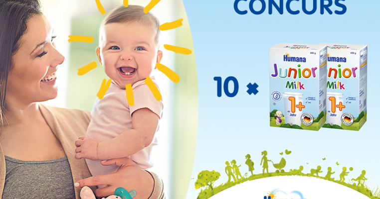 Concurs Humana: 10 premii delicioase pentru bebeluși fericiți