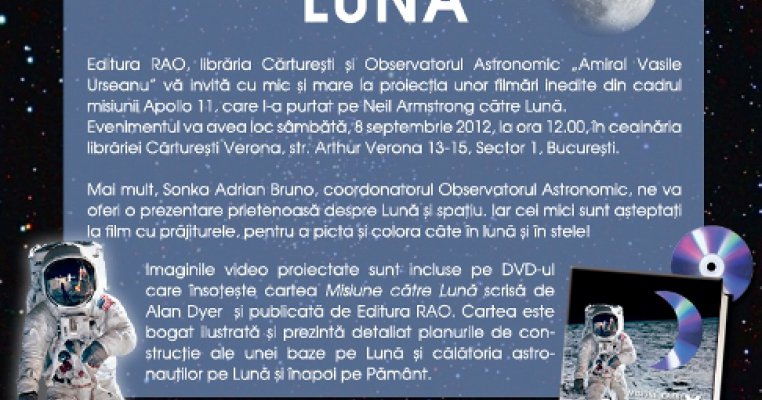 Editura Rao anunta Proiectia de film Misiune Catre Luna