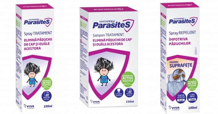 Gama SantaDerm ParasiteS împotriva păduchilor, o soluție naturală, sigură și eficientă