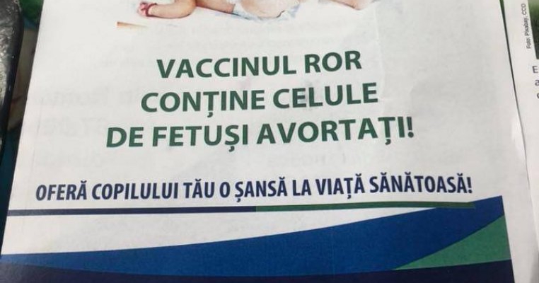Ministerul Sănătății: campania anti-vaccinare este ilegală și pune în pericol sănătatea populației