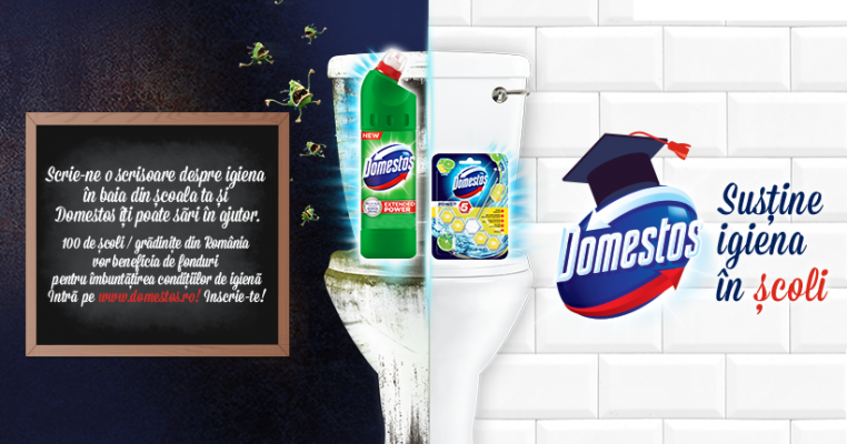 Domestos Susține igiena în școli!