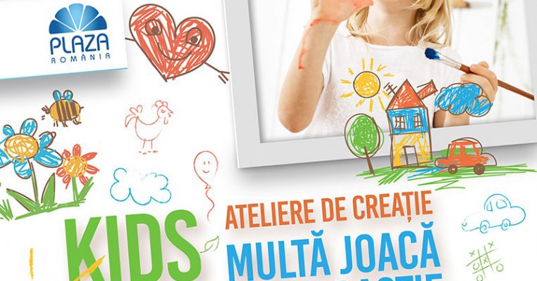 Kids Club dezvoltă abilitățile creative ale copiilor, la Plaza România 