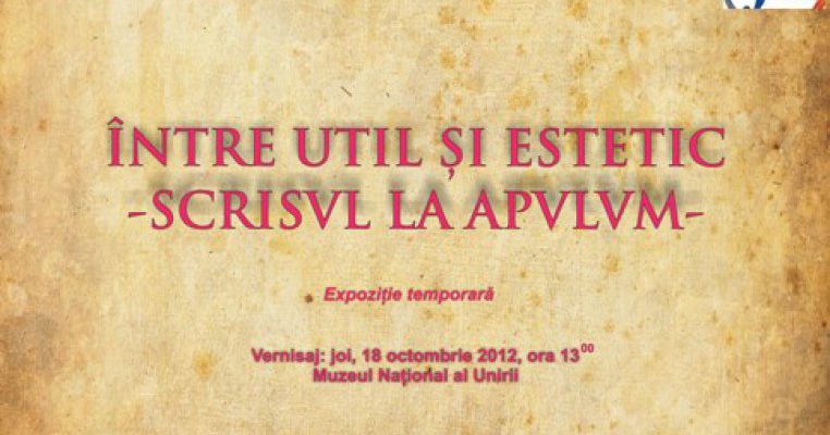 Intre util si estetic - scrisul la APVLVM