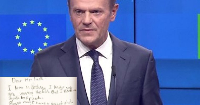 Părăsim Europa, dar trebuie să fim prieteni: ce i-a scris o fetiță de 6 ani șefului UE și cum i-a răspuns acesta