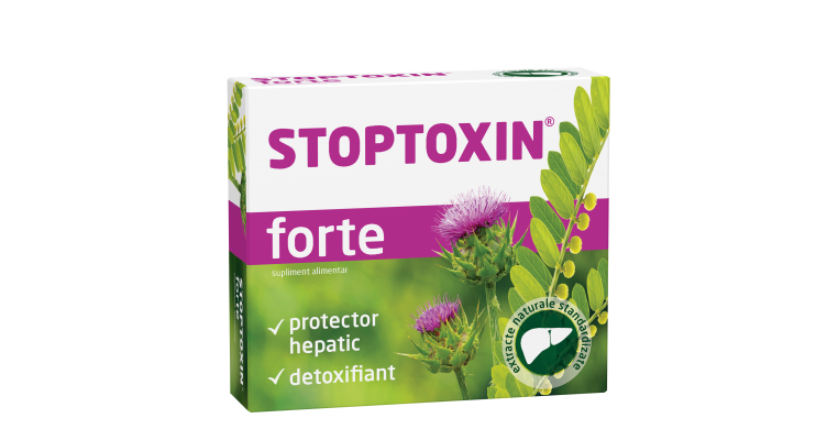  Spune STOP toxinelor! Protejează-ți ficatul cu Stoptoxin Forte