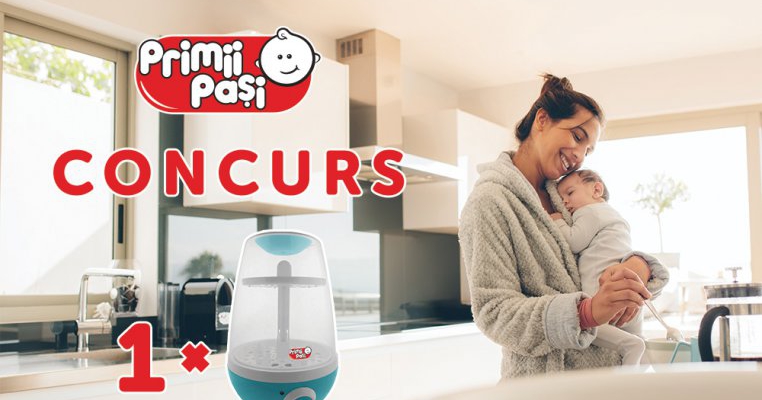 Sănătatea copilului este importantă! Câștigă un sterilizator Primii Pași
