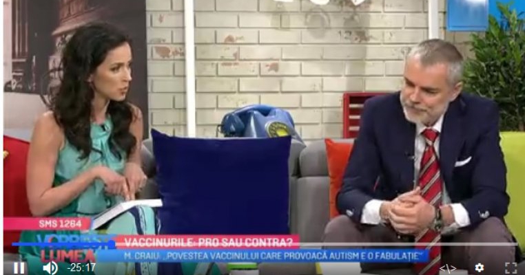 Nu mă pot abține! Cum comentez duelul televizat despre Vaccinare dintre Olivia Steer si Dr. Craiu