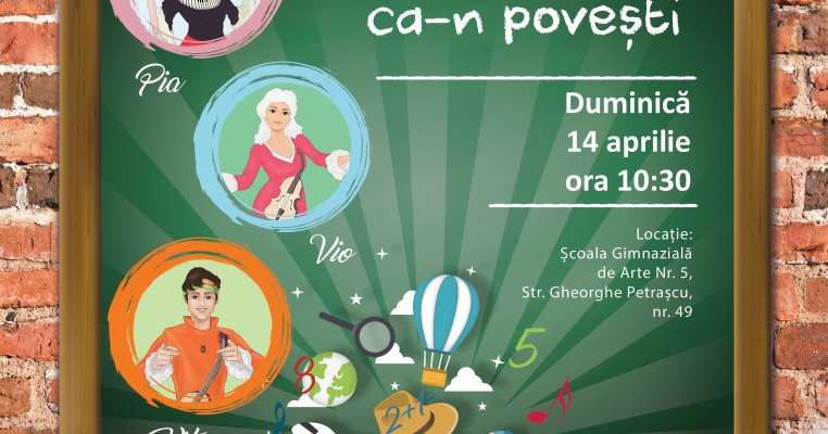 Jocuri si spectacolul de teatru musical al trupei PAM PAM “La scoala este ca-n povesti”.