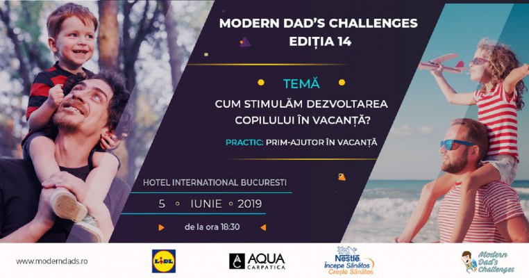Cum stimulăm dezvoltarea copilului în vacanță? - Noua ediție Modern Dad`s