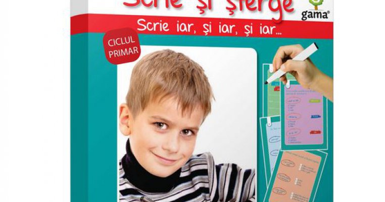 La Targul International Gaudeamus, Gama lanseaza noi titluri din colectia Scrie si sterge!