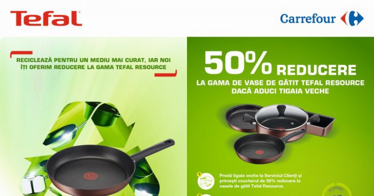 Tefal Resource - Tu reciclezi, noi te răsplătim!