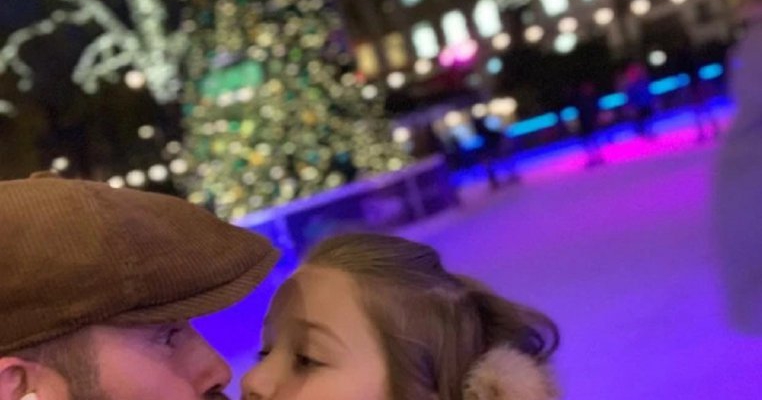 David Beckham și-a sărutat pe gură fiica de 8 ani și internetul a luat foc